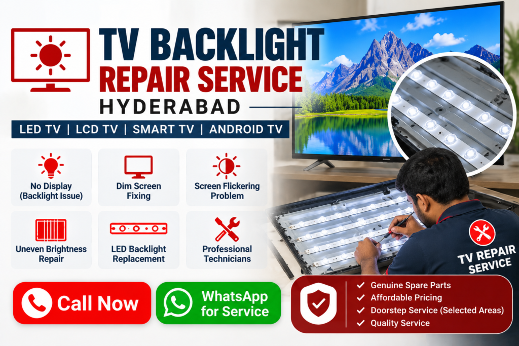 TV Backlight Repair Service Hyderabad